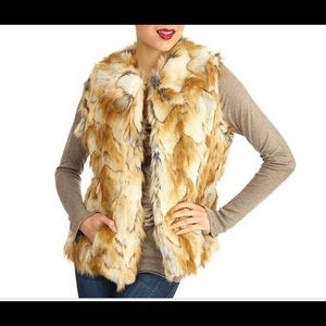 Rachel Zoe Faux Fur Vest Sz XL